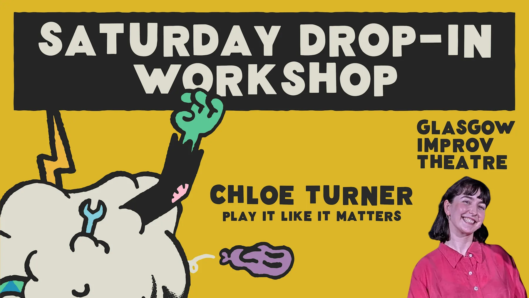 Artwork for Saturday Drop-In Workshop: Play It Like It Matters with Chloe Turner