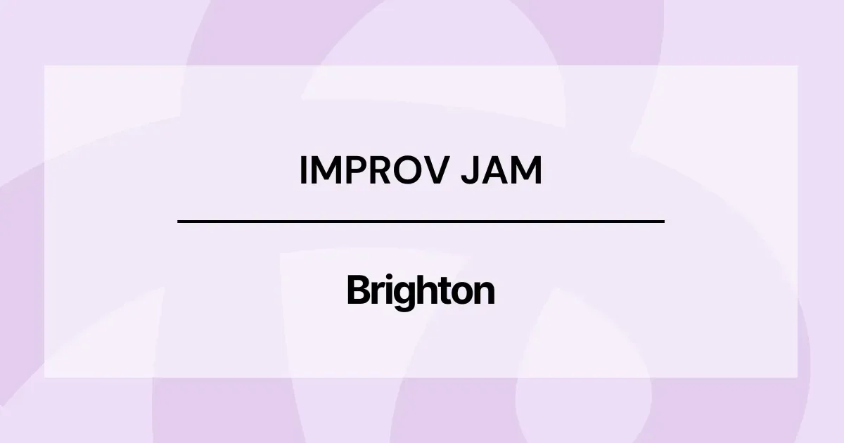 Artwork for The Brighton Improv Jam